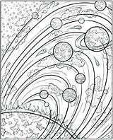 Space Coloring Pages Outer Printable Color Colorings Print Getcolorings Getdrawings sketch template