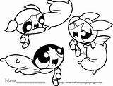 Coloring Powerpuff Girls Pages Bubbles Getcolorings Shining sketch template