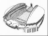 Stadium Coloring Pages Football Seahawks Seattle Cowboys Dallas Drawing Field Drawings Color Printable Soccer Sheets Nfl Broncos Seahawk Kids Stadiums sketch template