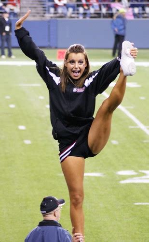 Cheerleader Heel Stretch Great Smile Mike Flickr