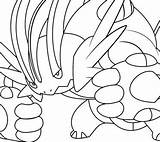Coloring Pokemon Swampert Pages Regigigas Mega Rapidash Wooper Getcolorings Getdrawings Color Colorings Printable sketch template