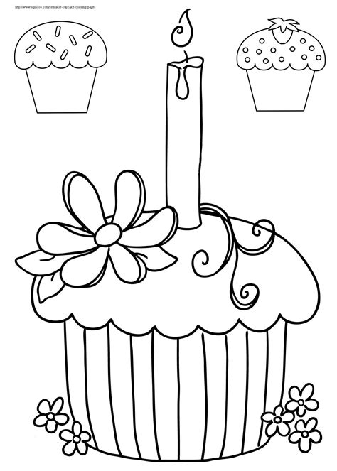 printable cupcake coloring pages coloring pages cupcake coloring