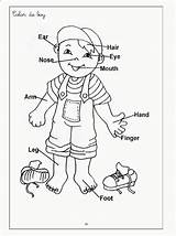 Coloring Body Pages Choose Board Human Kids sketch template