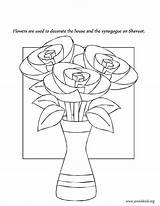Coloring Shavuot Pages Crafts Sinai Color Torah Chabad Kids Shavuos Receiving Mount sketch template