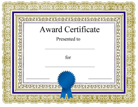 blank certificate templates  watermark