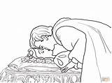 Biancaneve Principe Neige Disegno Bacia Embrasse Stampare Disegnare Nani sketch template