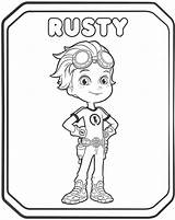 Rusty Rivets sketch template