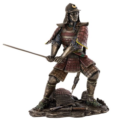 samurai warrior  battle japanese statue figurine ubicaciondepersonascdmxgobmx
