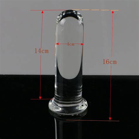 glass anal plugs smooth mellow 16 4cm anal plug sex toys glass butt