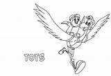 Tots Pip sketch template