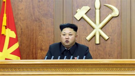 North Korean Leader Kim Jong Un Delivers A New Years Address In