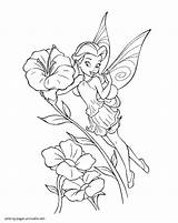 Fairy Coloring Pages Printable Flowers Beautiful Girls Disney Fairies Colouring Pdf Clipart Print Templates Template Mindblowing Princess Gif Mini Library sketch template