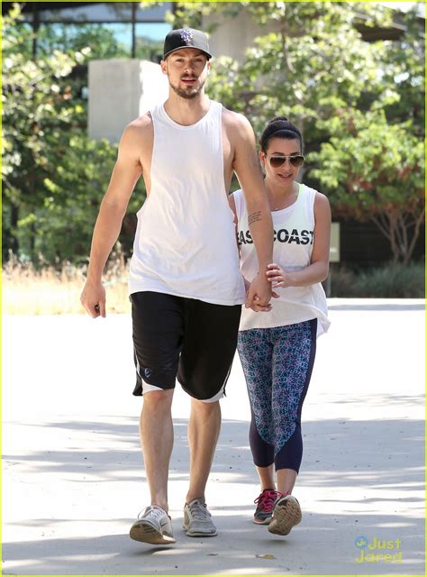 lea michele kick starts the weekend with a hike and matthew