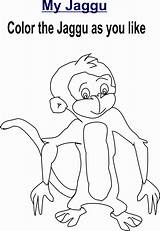 Coloring Jaggu Monkey Kids Milkshake Pages Printable Print Color Bheem Cartoon Pdf Open  Character Getcolorings Studyvillage Attachments sketch template