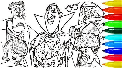 blobby hotel transylvania coloring pages  blobby  sick