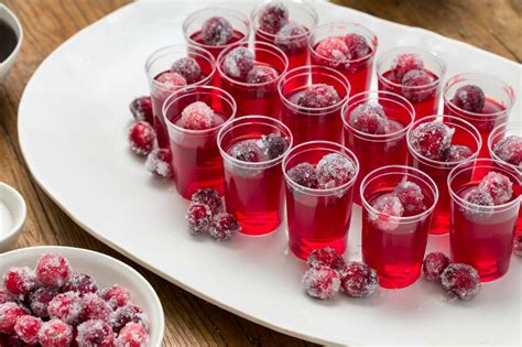 cranberry jello shots for thanksgiving