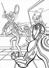 Tron Fun Kids Coloring Pages sketch template