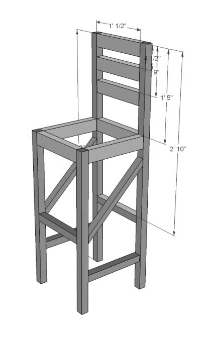 extra tall bar stool diy bar stools diy furniture plans