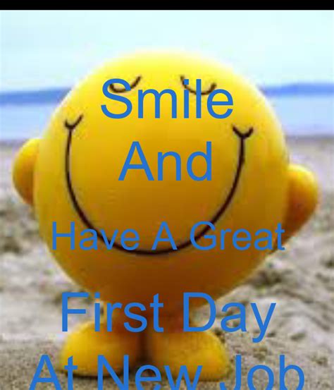 smile    great  day   job poster fifi  calm