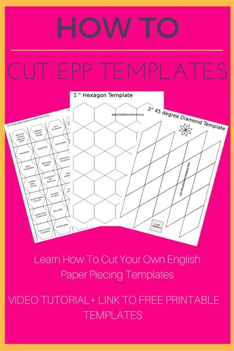 printable english paper piecing templates