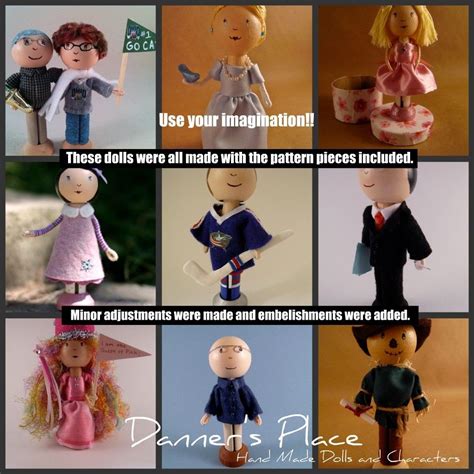 Clothespin Doll Basic Clothes Pattern Clothespin Dolls Clothes Pins