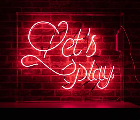 lets play neon sign  sale neonstation neon signs neon signs