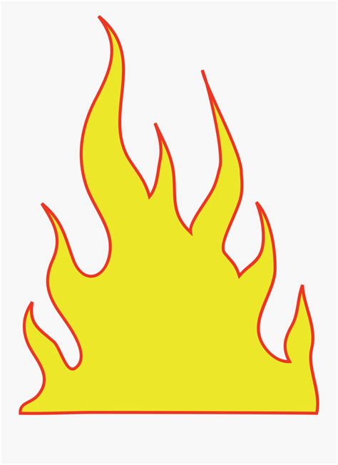 flame clipart yellow flames  transparent clipart clipartkey