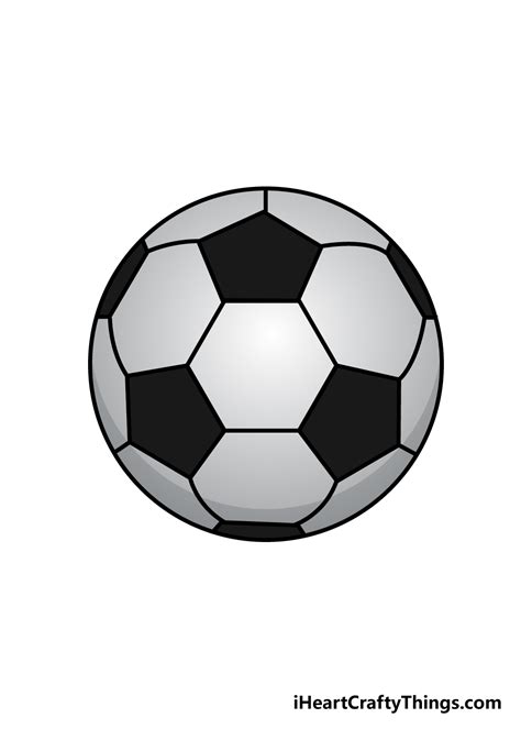 soccer ball drawing   draw  soccer ball step  step