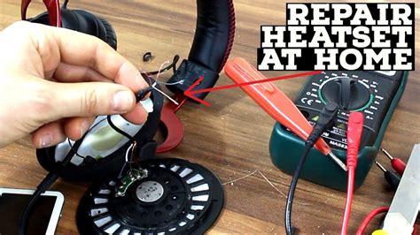 hyperx cloud headphones broken cable repair  home diy youtube