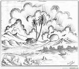 Scenery Pencil Sketch Drawing Nature Beautiful Shading Natural Easy Step Drawings Landscape Simple Sketches Jaydeep Draw Getdrawings Indian Desi Paint sketch template