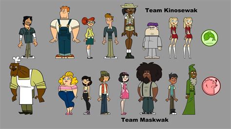total drama character template