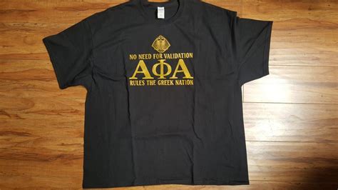 alpha phi alpha fraternity t shirt 1906 alpha phi alpha no need for