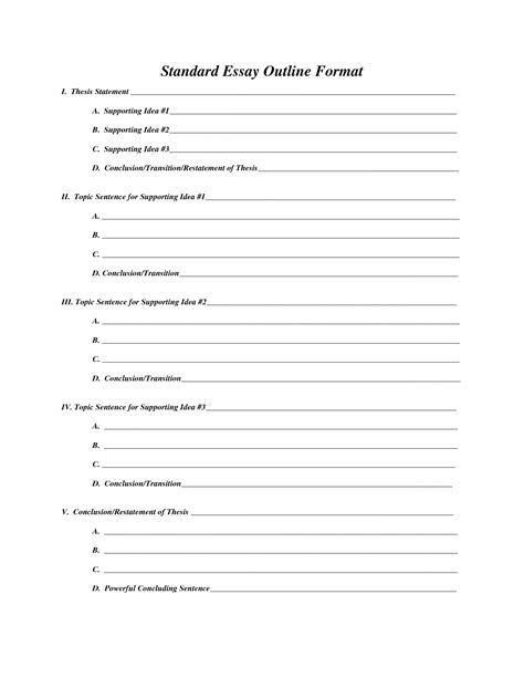 pinterest essay outline template essay outline essay outline format