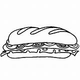 Coloring Pages Subway Logo Restaurant Sandwich Template sketch template