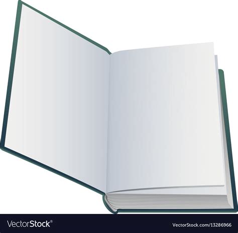 blank page  open book royalty  vector image