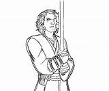 Anakin Coloring Pages Wars Star Getcolorings Skywalker Printable sketch template