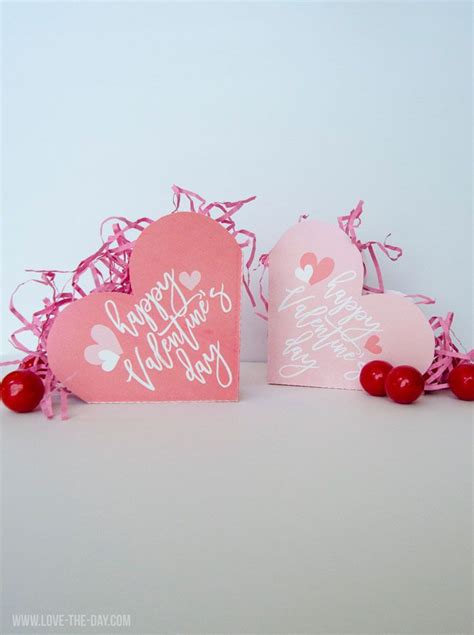 printable valentine boxes  love  day valentines day cards diy