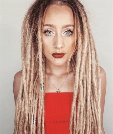 a quick guide to blonde dreads 10 styling ideas