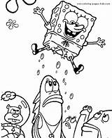 Coloring Pages Spongebob Cartoon Color Printable Character Squarepants Kids Sheets Sheet sketch template