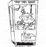 Toy Claw Stuck Vending Machines Toonaday Royalty Designlooter Vecto Rs sketch template