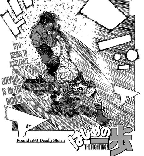 hajime no ippo chapter 1188 mymangalist is now listed the new chapter