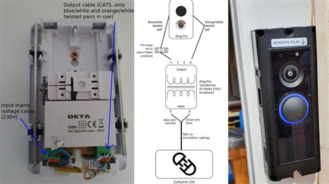 deta doorbell  ring doorbell pro uk wiring guide direct  transformer install youtube