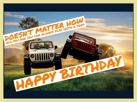 digital  jeep birthday card etsy