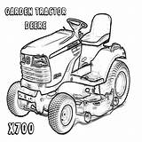Coloring Lawn Pages Mower John Deere Tractors Getcolorings Printable Color Getdrawings sketch template