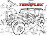 Jeep Coloring Pages Wrangler Road Off Safari Teraflex Kids Offroad Car Truck Jeeps Colouring Drawing Ausmalbilder Adults Print Ausmalen Color sketch template