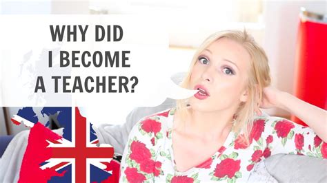 british english listening practice why did i become a teacher youtube