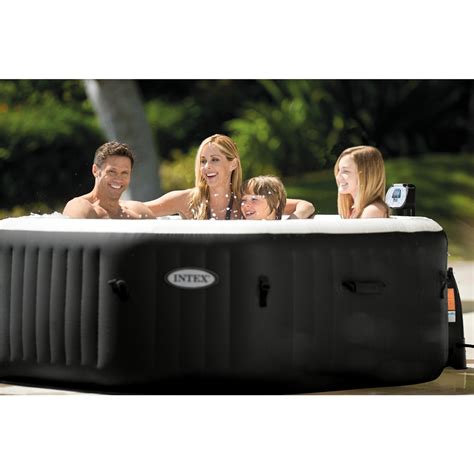 intex purespa jet  bubble deluxe portable hot tub review laze