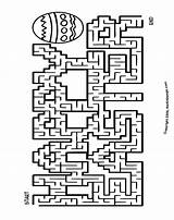 Coloring Easter Maze Pages Happy Printable Kids Sheets Print Mazes Color Colouring Clip Cliparts Printables Egg Christmas Clipart Library Popular sketch template