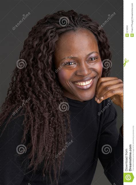 smiling black girl stock images image 674634