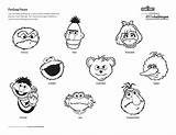 Feelings Printable Coloring Pages Sesame Faces Street Feeling Activities Emotions Sesamestreet Children Label Color Challenges Use Print Toddler Activity Their sketch template